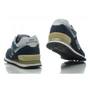 Chaussure New Balance Basse 574 Bleu Pour Femme en Soldes